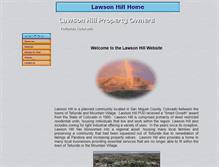 Tablet Screenshot of lawsonhill.com